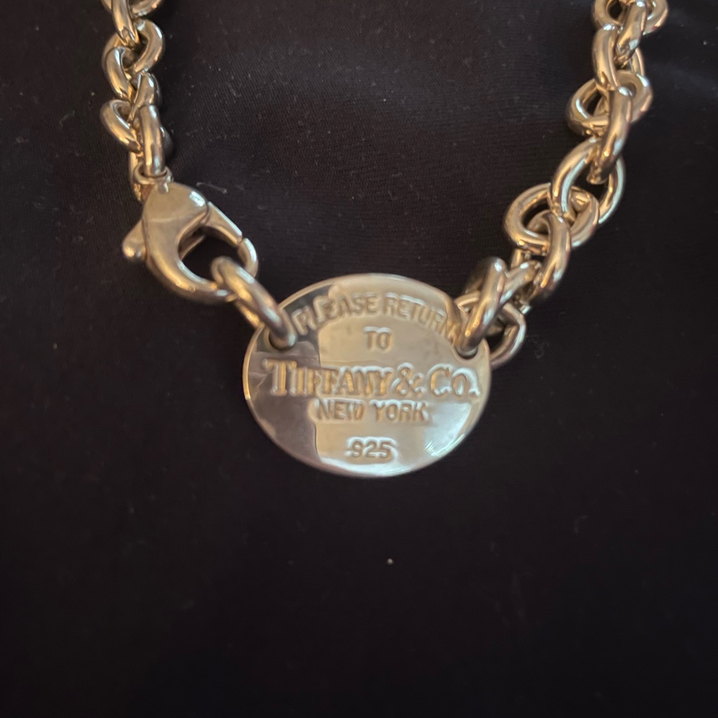 Vintage Original Return To Tiffany 16” Solid Sterling 925 Silver.